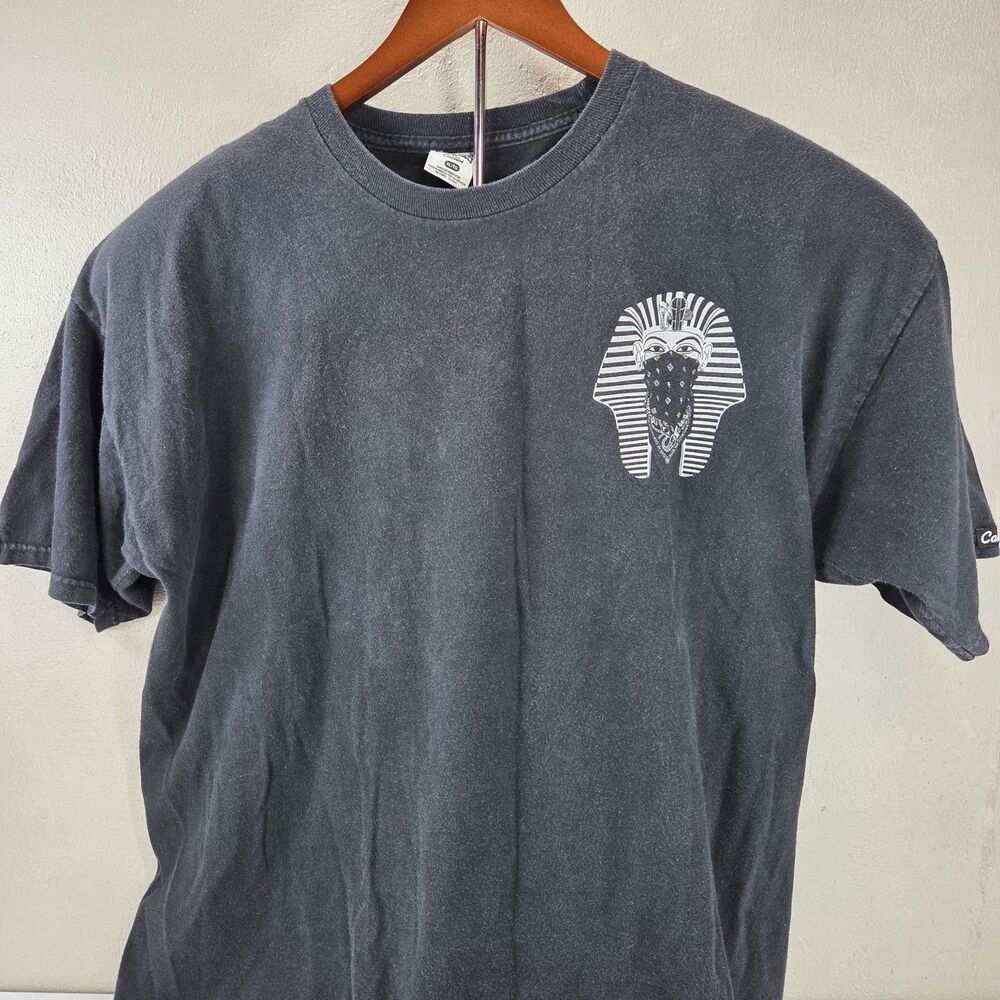 Crooks & Castles Egyptian Pharaoh Bandana Graphic Heavyweight Tee Shirt Sz XL